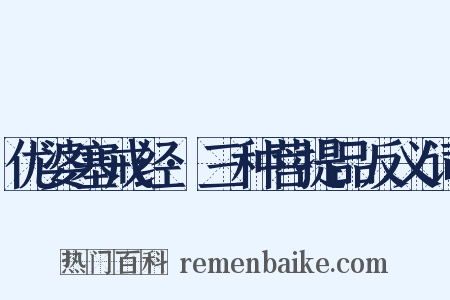 优婆塞戒经·三种菩提品反义词是什么意思的图片